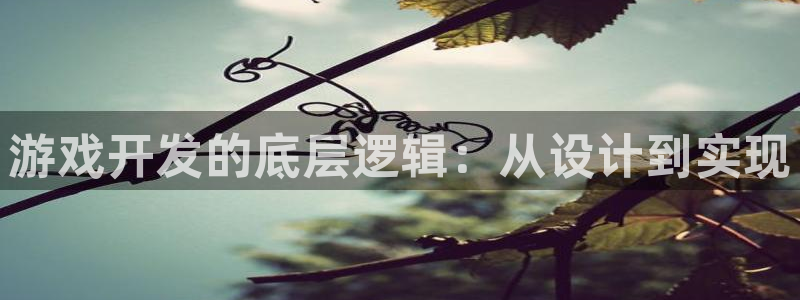沐鸣代理22927：游戏开发的底层逻辑：从设计到实现